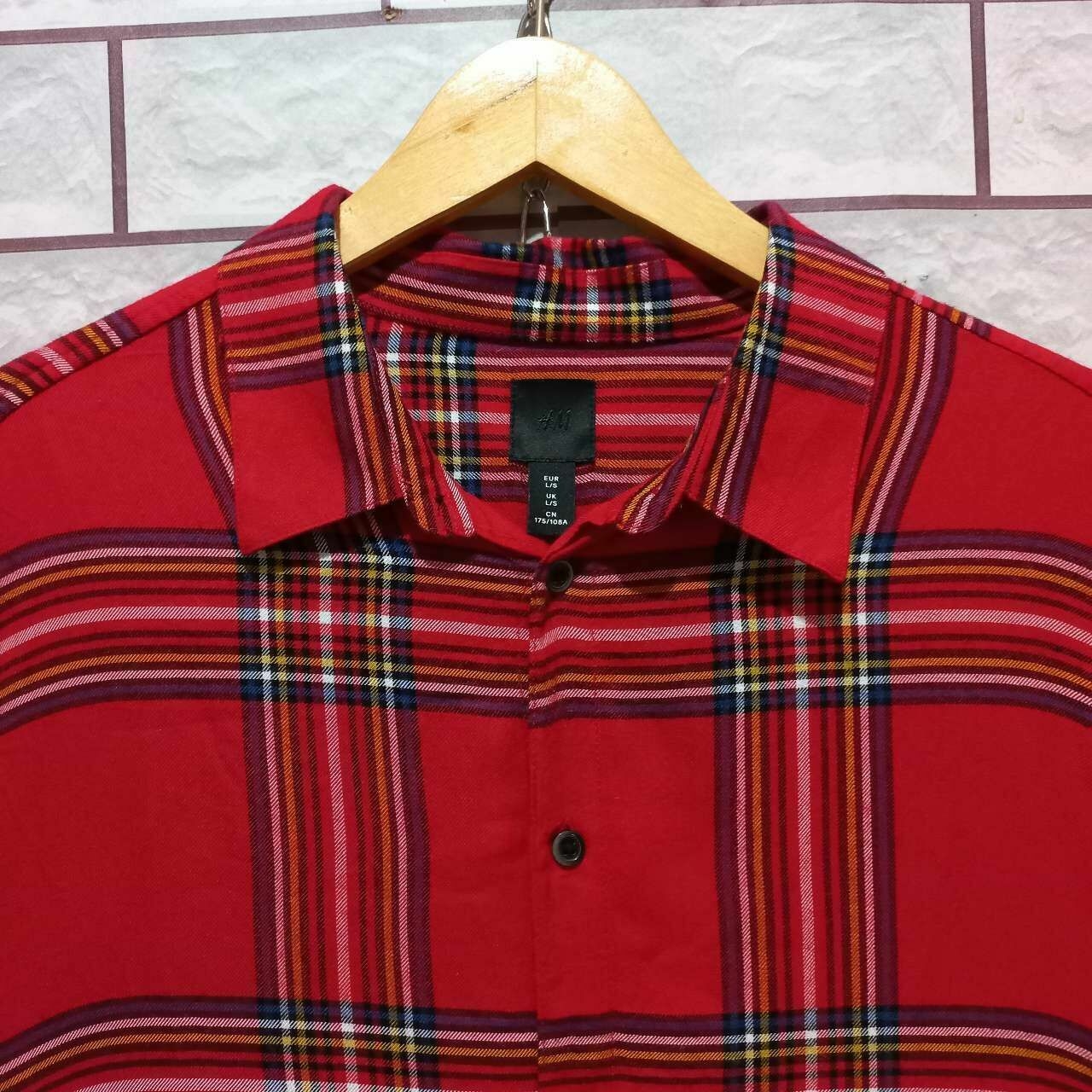 H&M Red Plaid Shirt