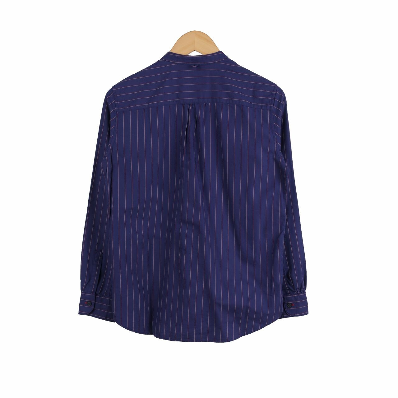 UNIQLO Dark Blue Stripes Kemeja