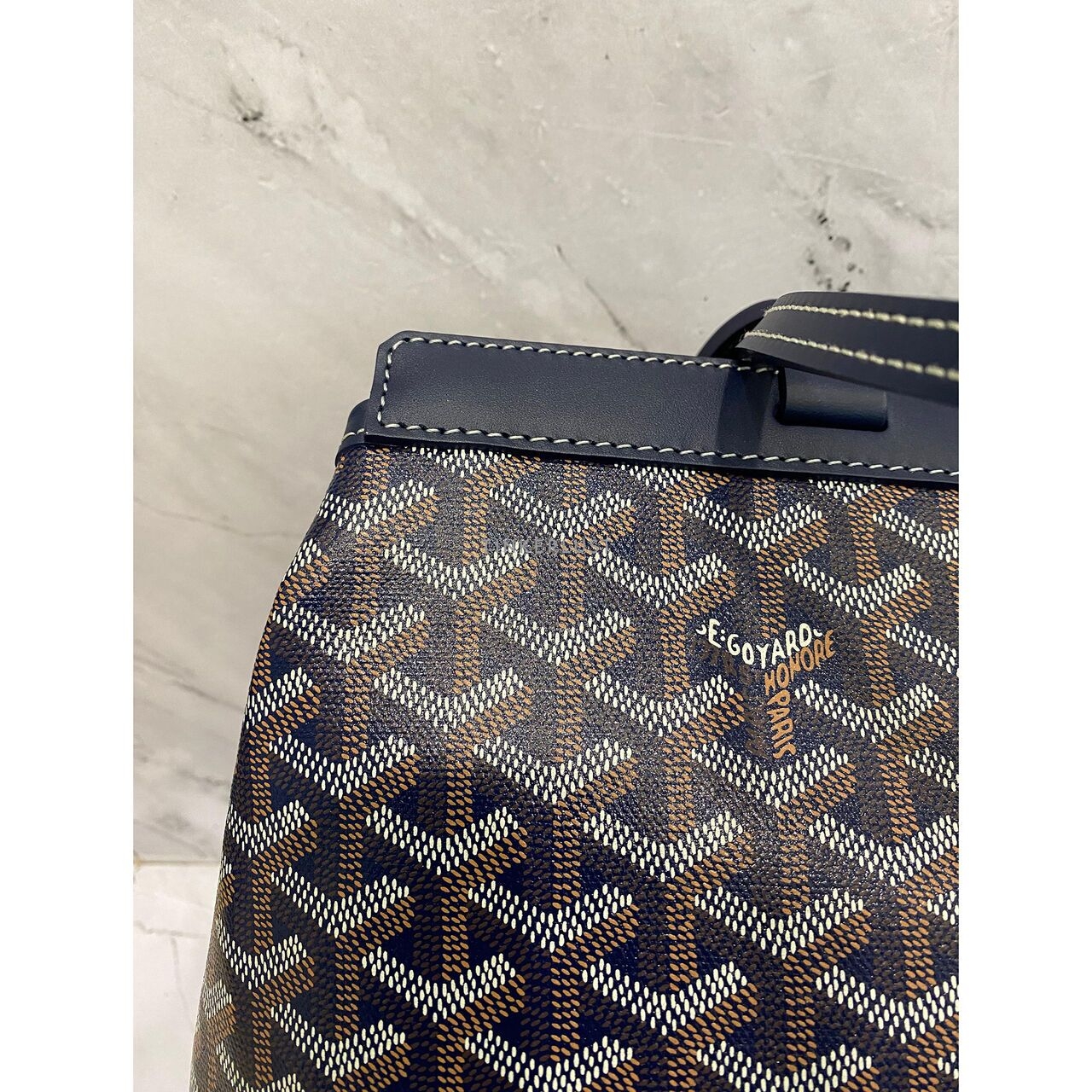 Goyard Bellechasse Navy PM SHW 2023 Shoulder Bag