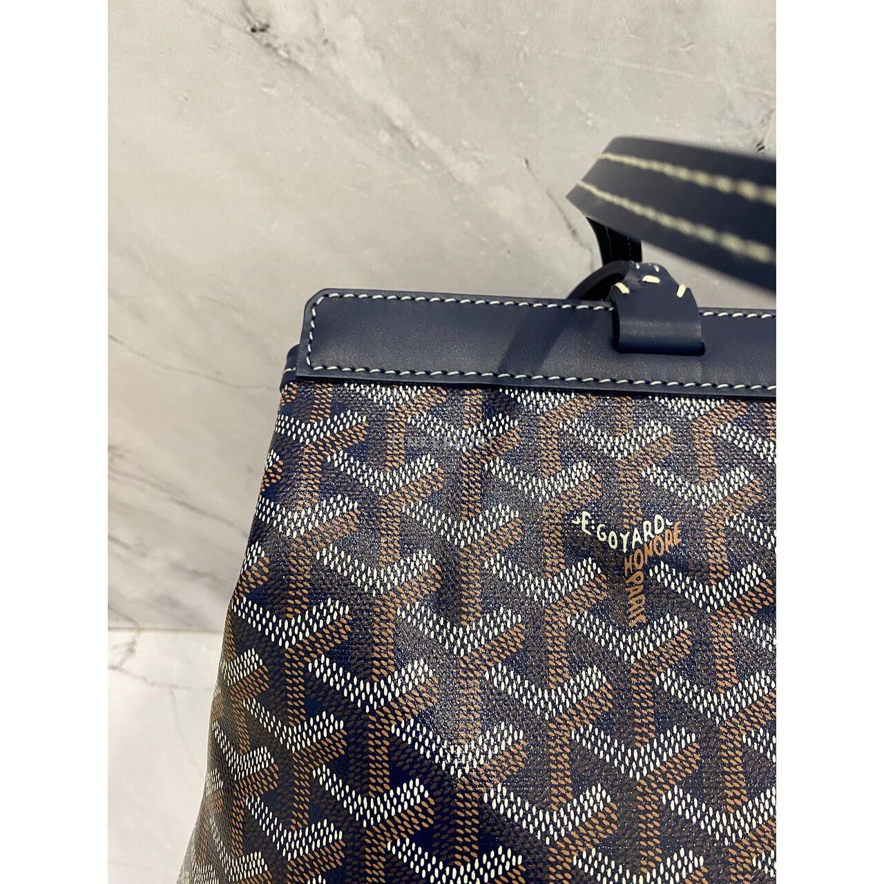 Goyard Bellechasse Navy PM SHW 2023 Shoulder Bag