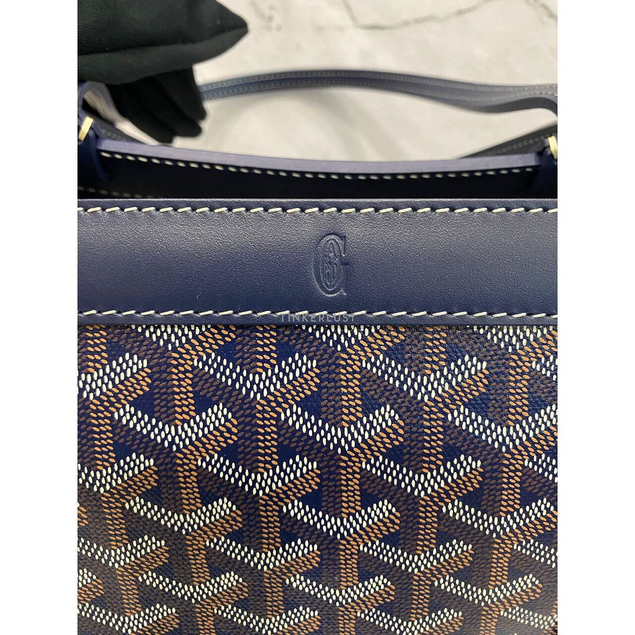 Goyard Bellechasse Navy PM SHW 2023 Shoulder Bag