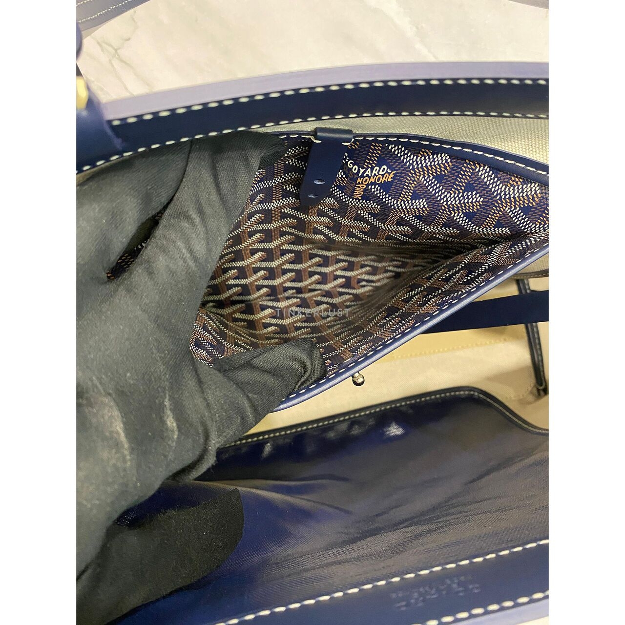 Goyard Bellechasse Navy PM SHW 2023 Shoulder Bag