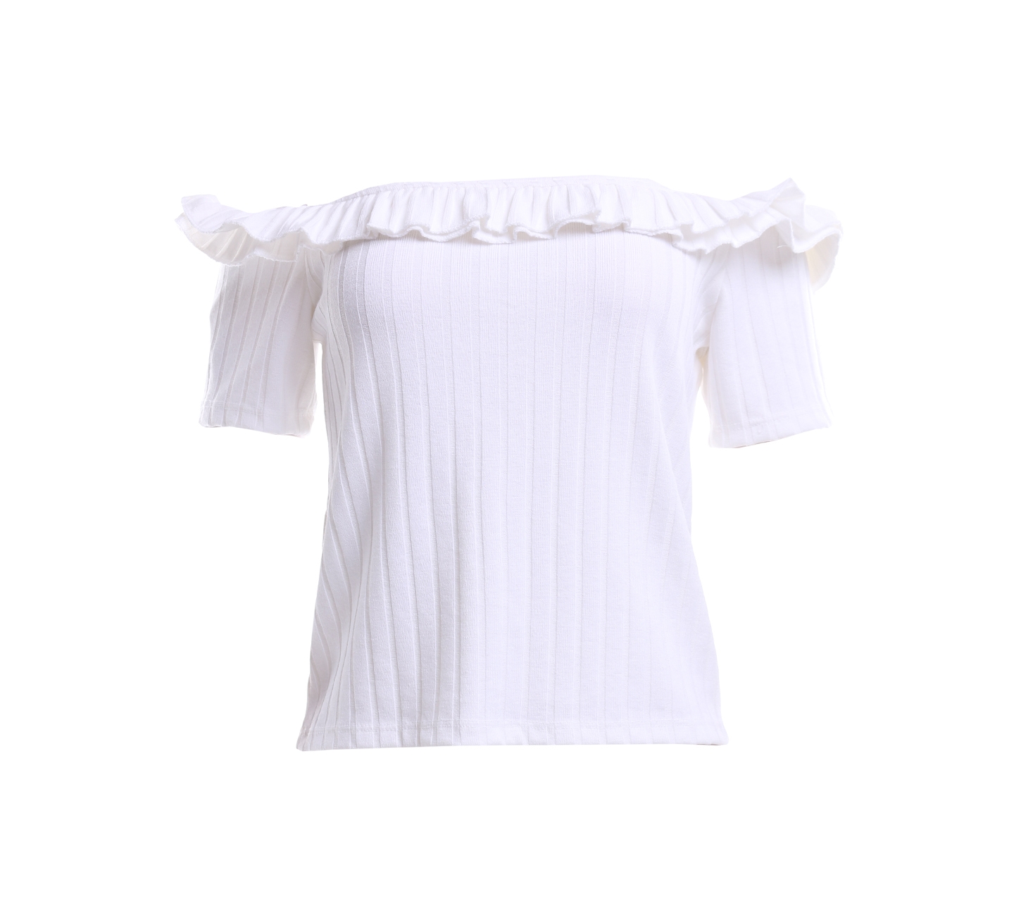 Zara White Off Shoulder Blouse