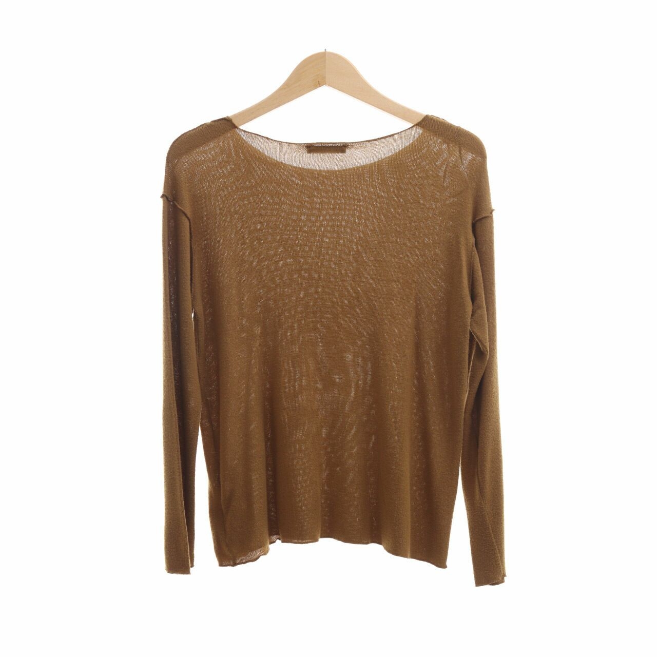 Zara Olive Knit Blouse