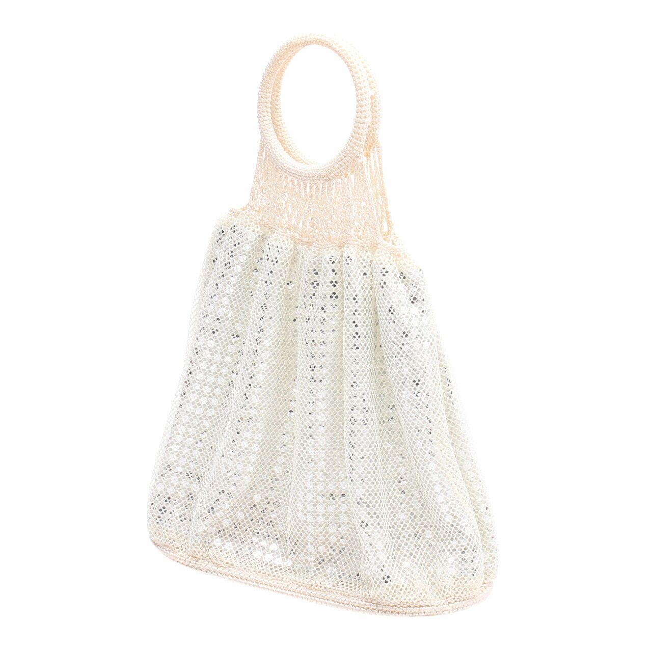 GAP Cream Sequin Handbag