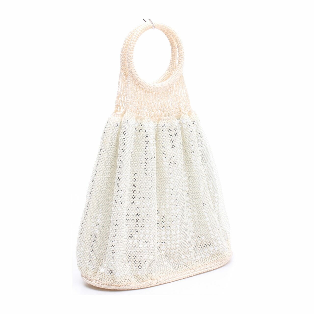 GAP Cream Sequin Handbag