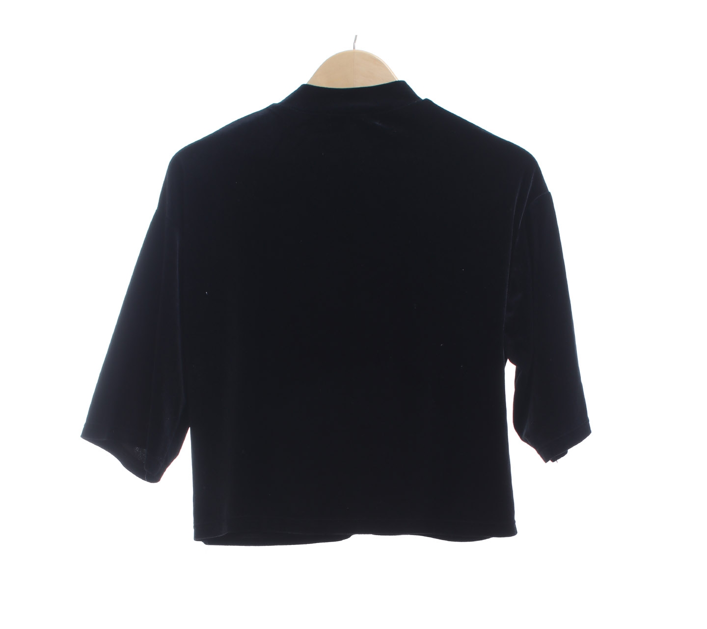 The Editor's Market Black Velvet Blouse