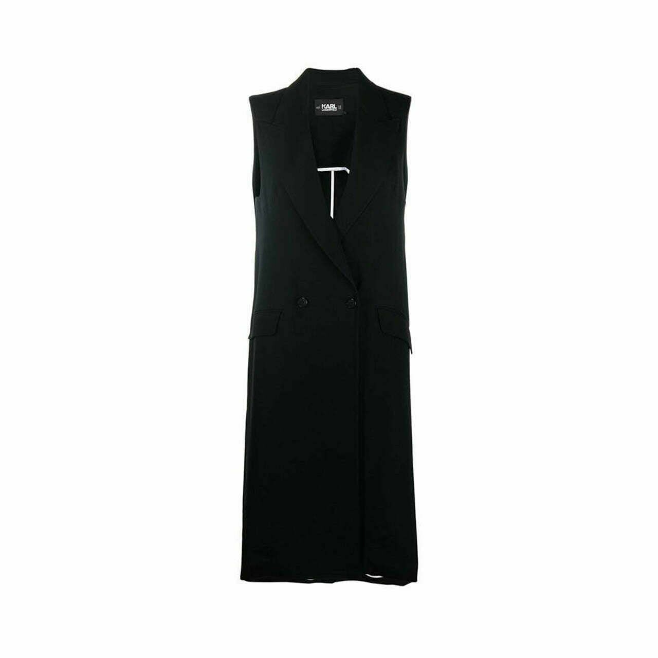 Karl Lagerfeld Tailored Gilet Black