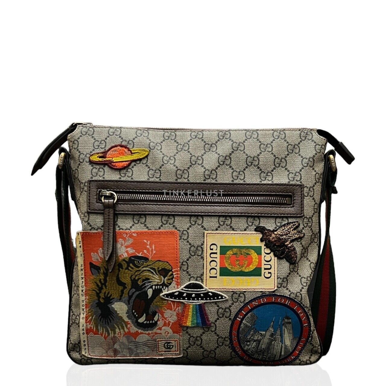 Gucci Courrier GG Supreme Messenger Bag