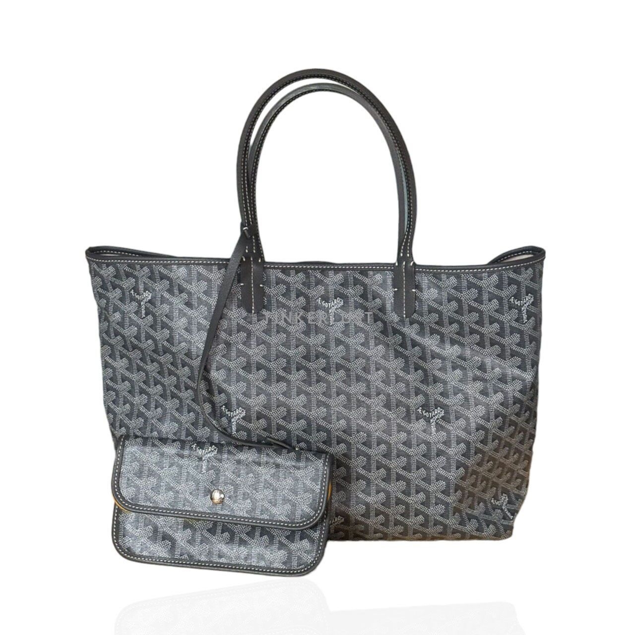 Goyard St Louis PM Grey 2022 Tote Bag 