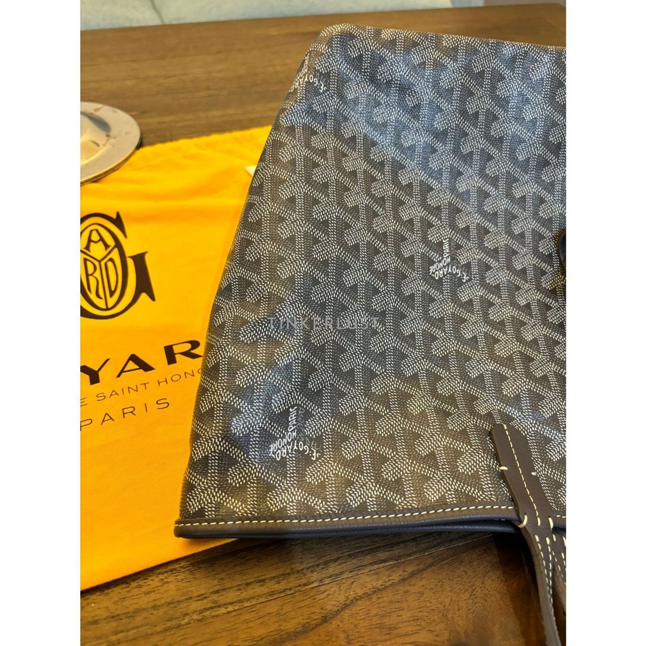 Goyard St Louis PM Grey 2022 Tote Bag 