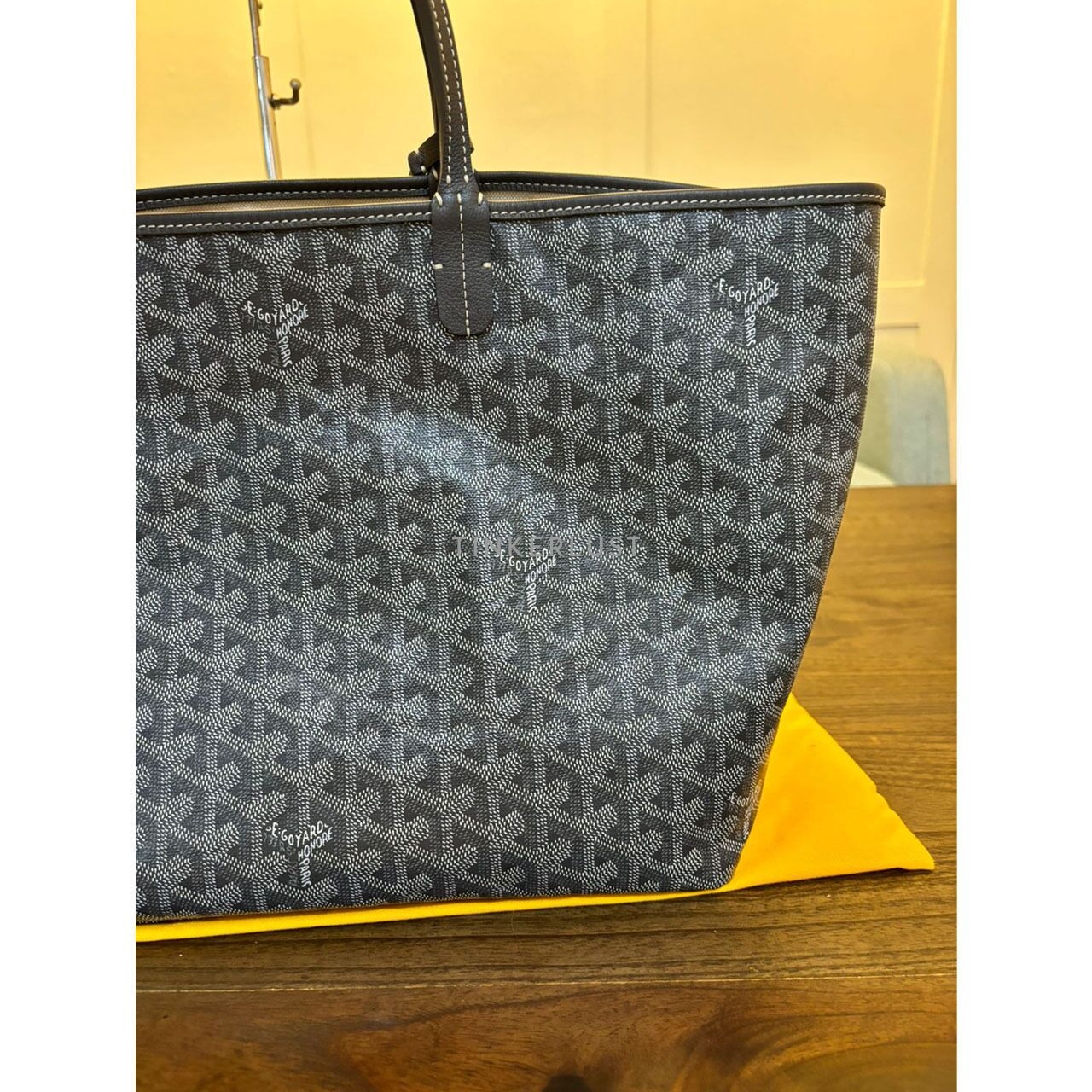 Goyard St Louis PM Grey 2022 Tote Bag 