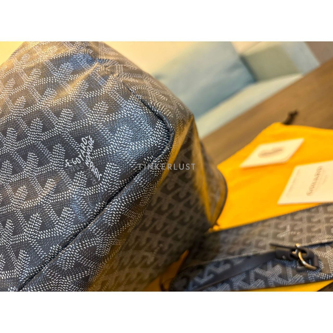 Goyard St Louis PM Grey 2022 Tote Bag 