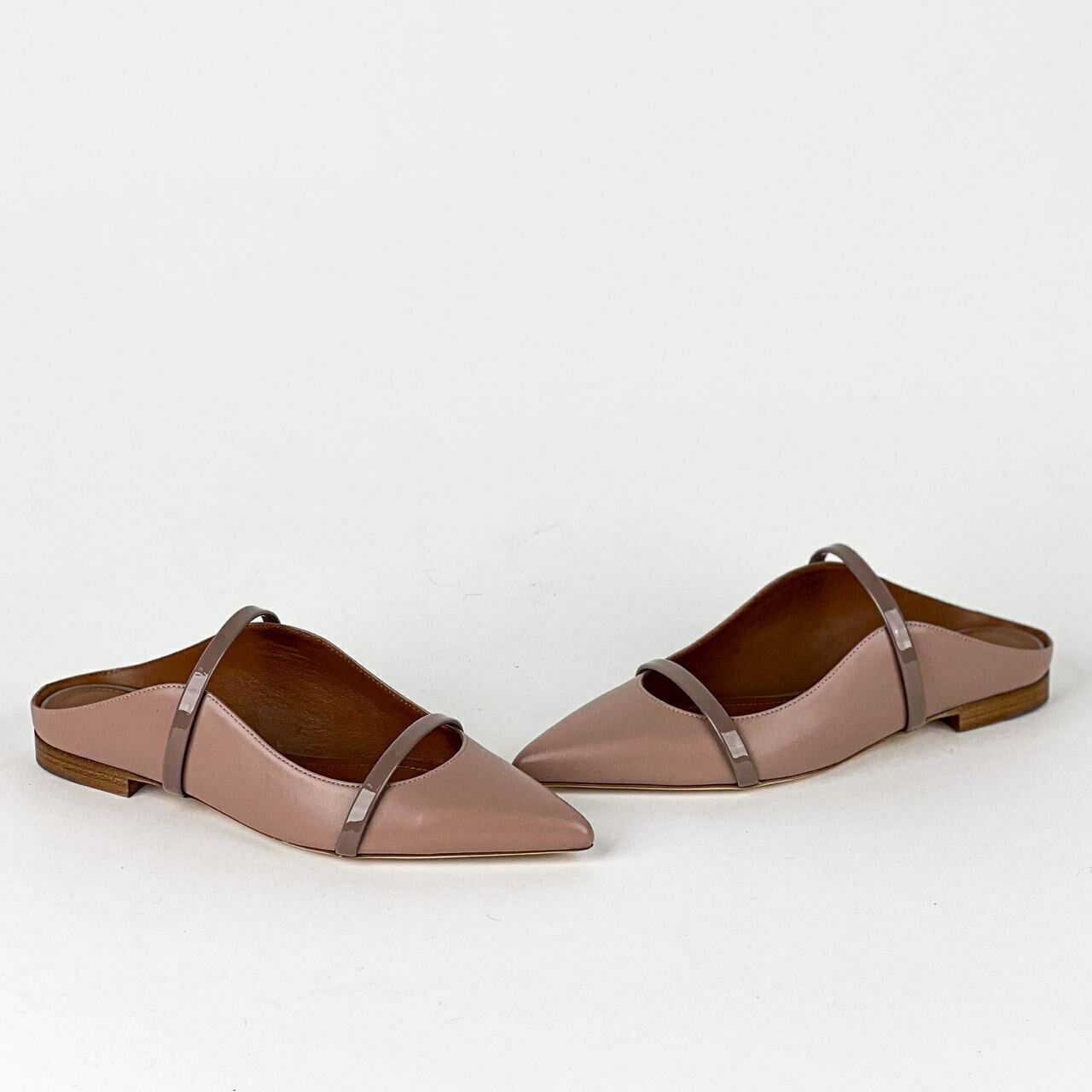 Malone Souliers Maureen Nappa Leather Mules Dove