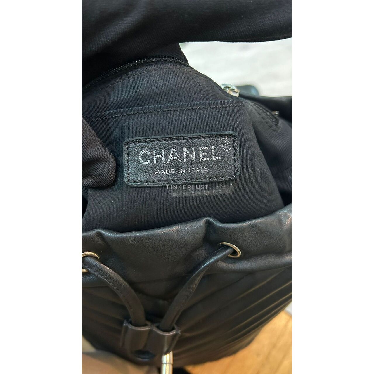 Chanel Urban Spirit Black Chevron #22 2016 Backpack