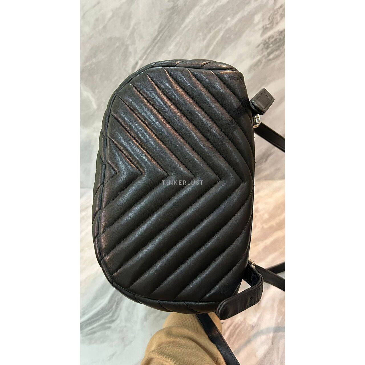 Chanel Urban Spirit Black Chevron #22 2016 Backpack