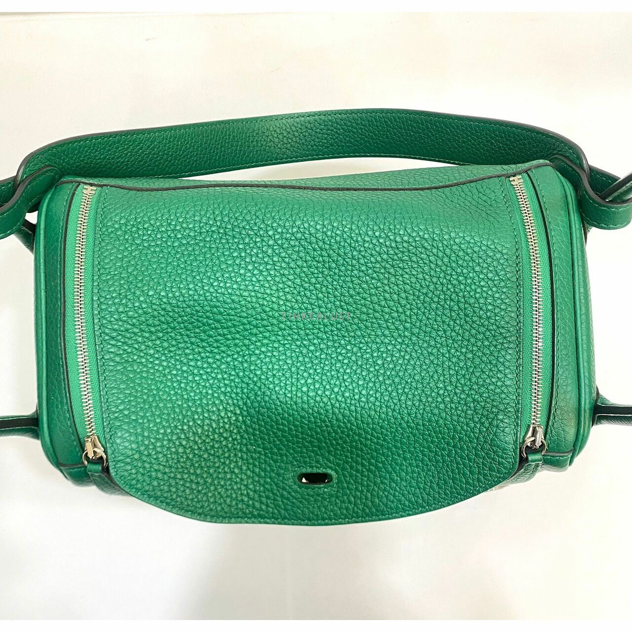 Hermes Lindy 26 Vert Vertigo Clem PHW #A Shoulder Bag