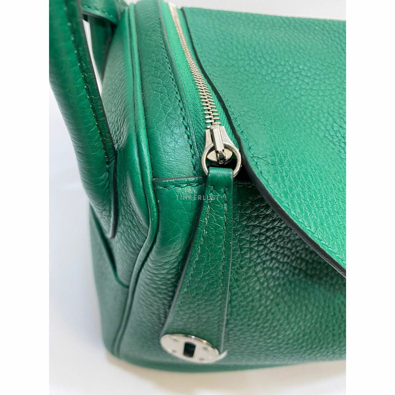 Hermes Lindy 26 Vert Vertigo Clem PHW #A Shoulder Bag