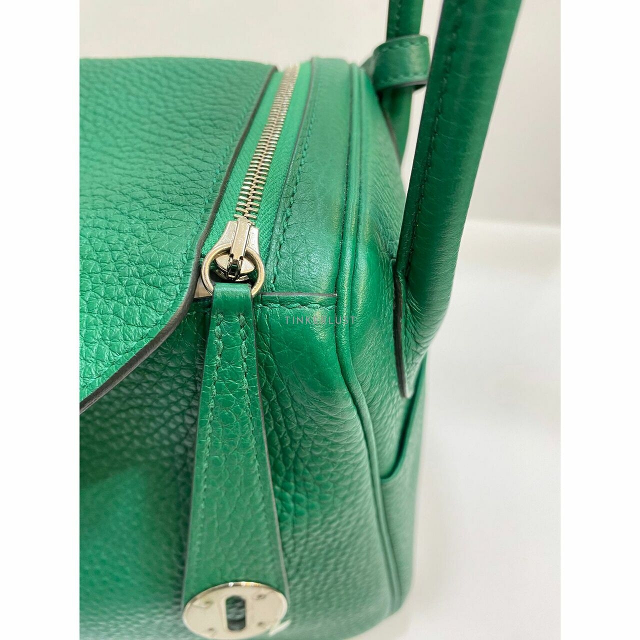 Hermes Lindy 26 Vert Vertigo Clem PHW #A Shoulder Bag