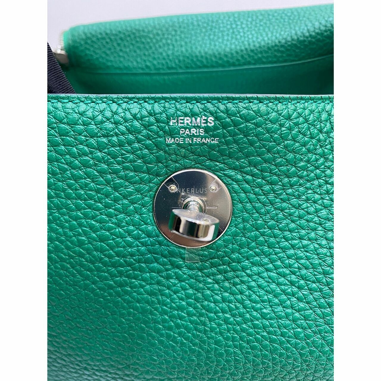 Hermes Lindy 26 Vert Vertigo Clem PHW #A Shoulder Bag