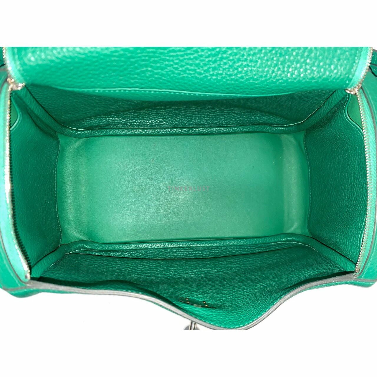 Hermes Lindy 26 Vert Vertigo Clem PHW #A Shoulder Bag