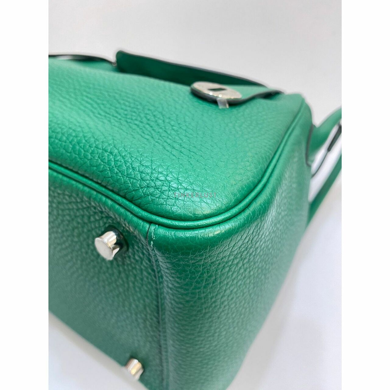 Hermes Lindy 26 Vert Vertigo Clem PHW #A Shoulder Bag