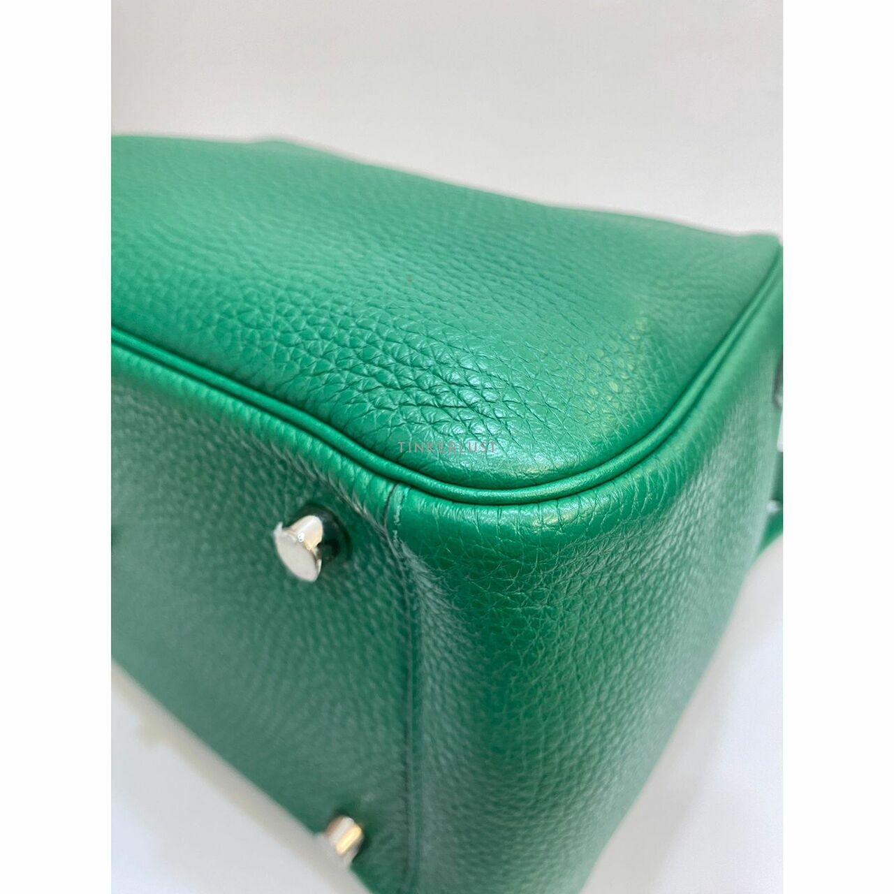 Hermes Lindy 26 Vert Vertigo Clem PHW #A Shoulder Bag