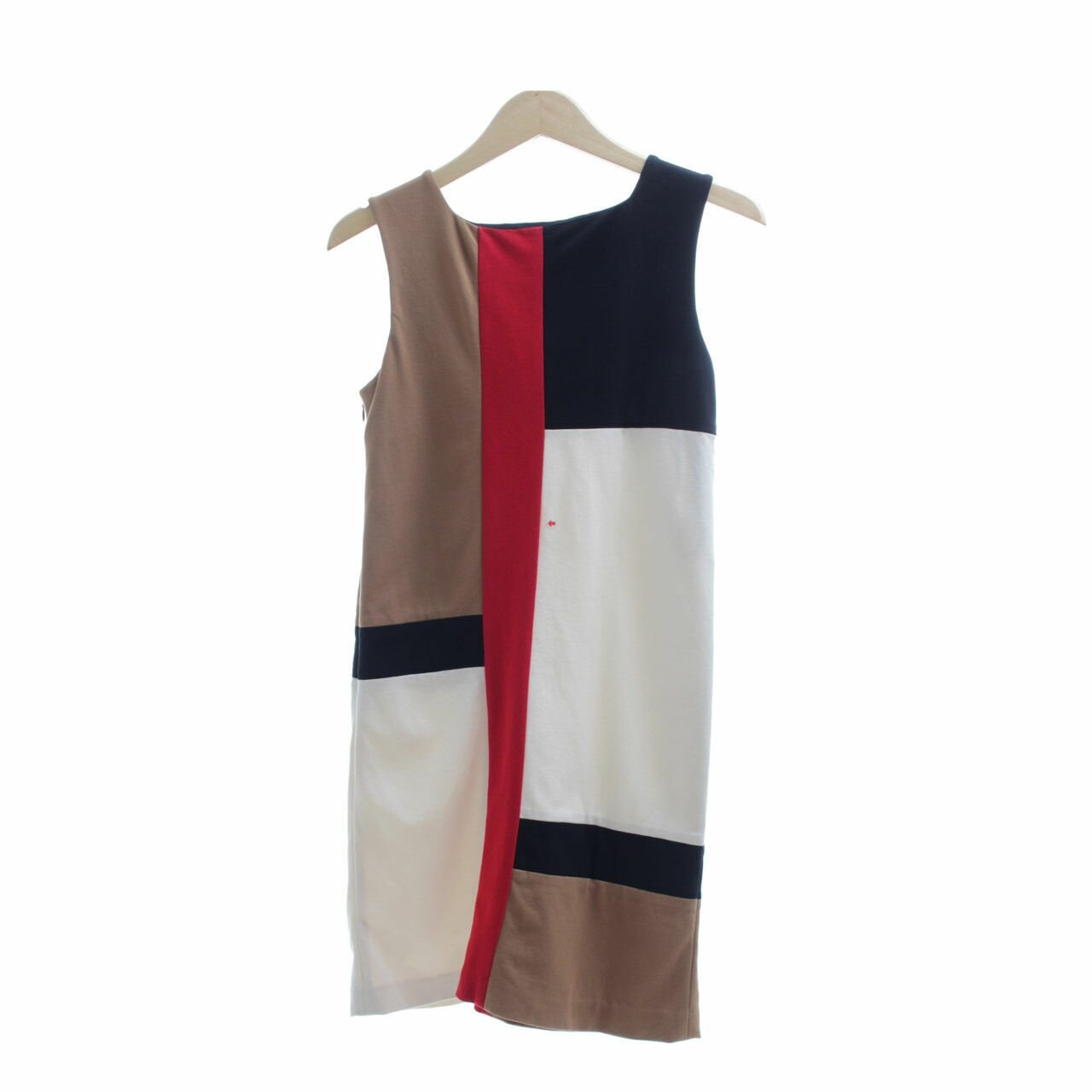 Diane Von Furstenberg Multi Mondrian Mini Dress