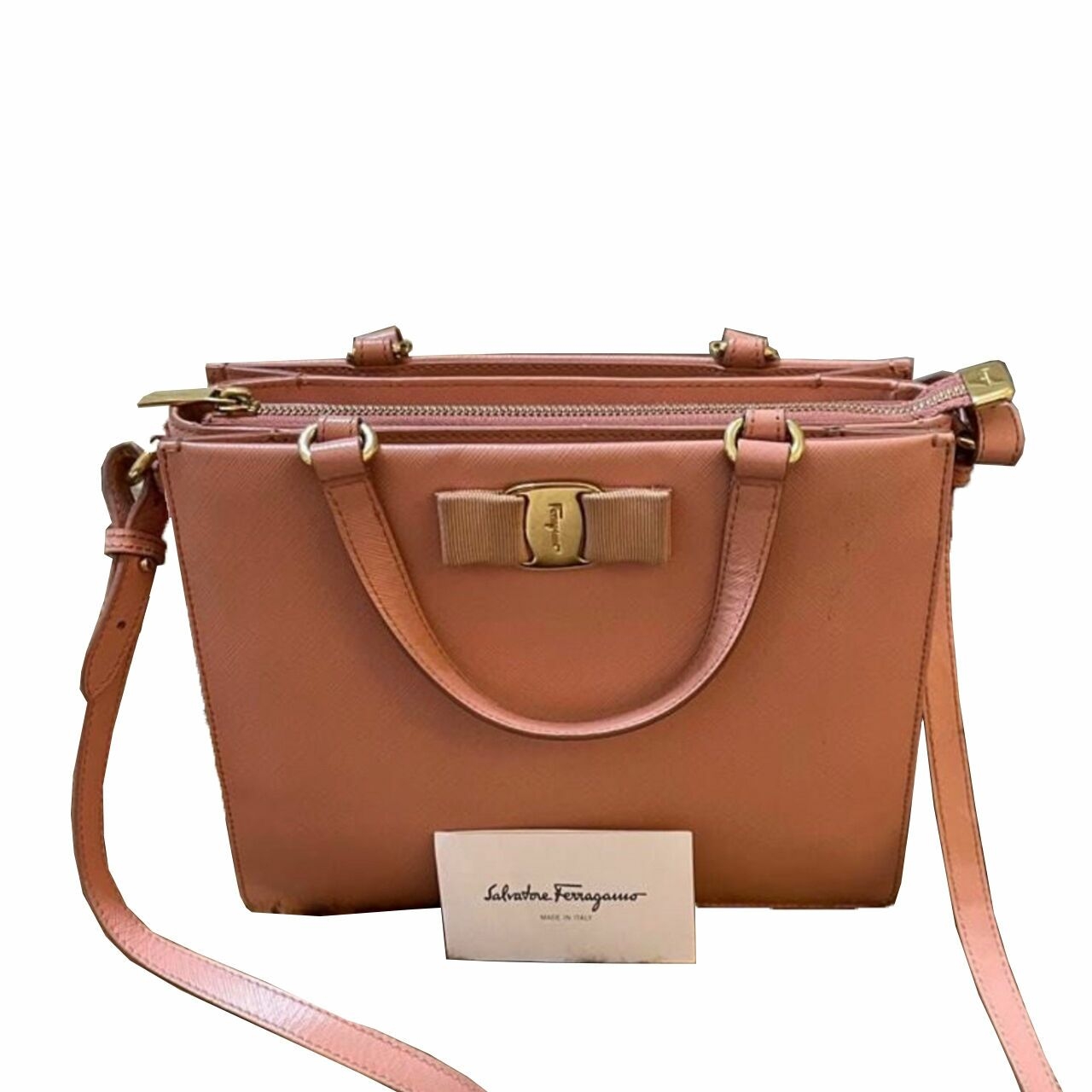 Salvatore Ferragamo Tracy Shoulder Bag Blush