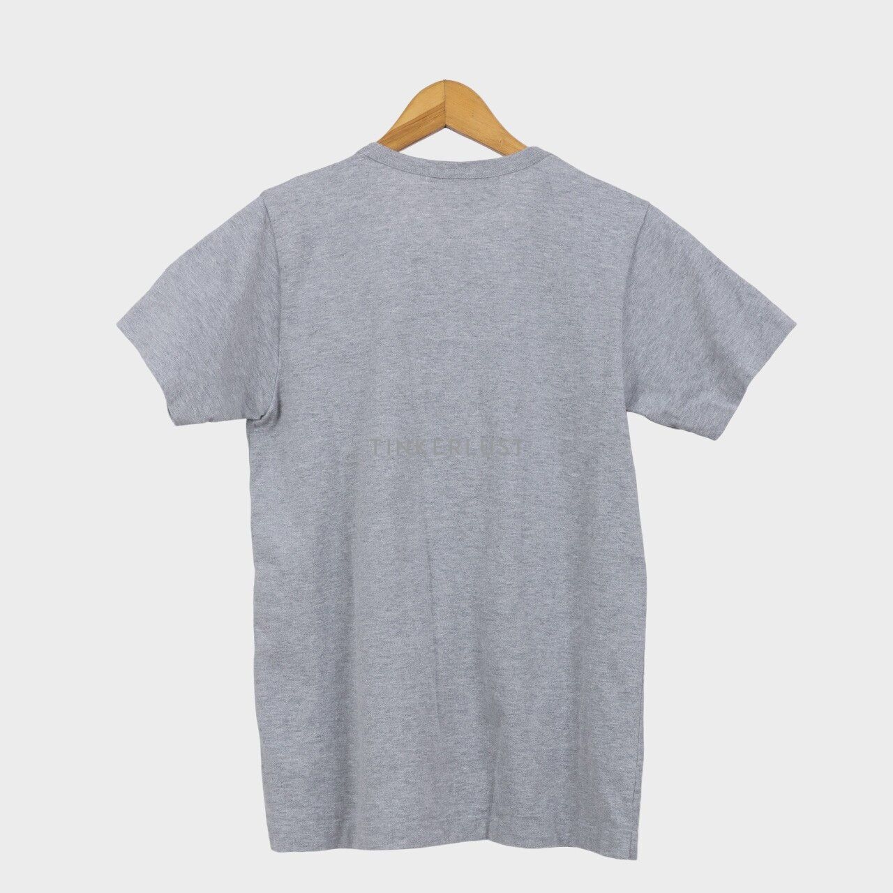 Comme des Garcons Grey Ruffle T-Shirt