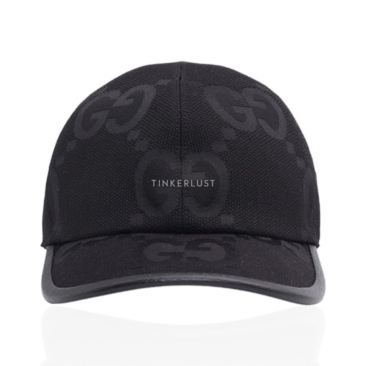 Gucci Jumbo GG Black Canvas Baseball Cap