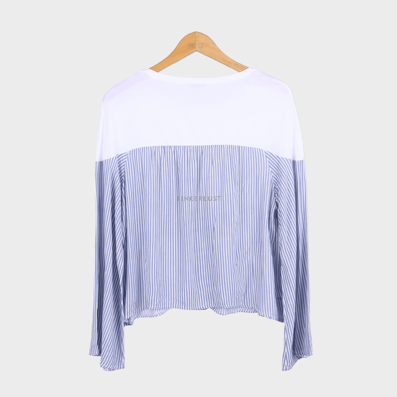 Zara Blue & White Blouse