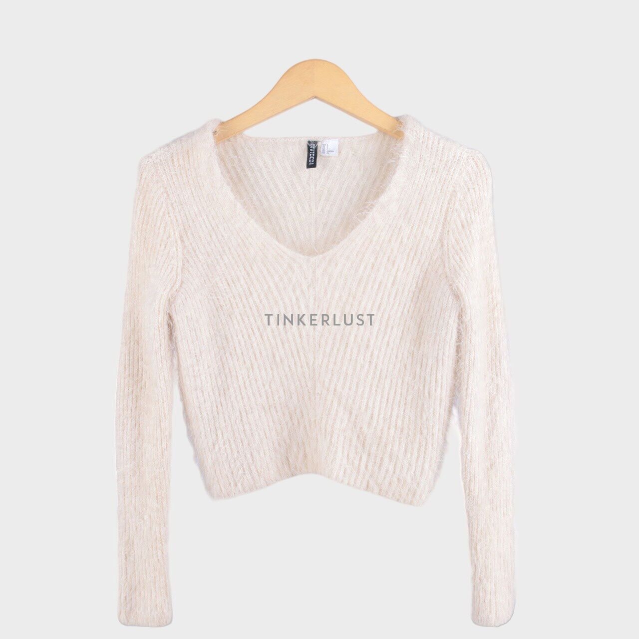 H&M Cream Knit Blouse