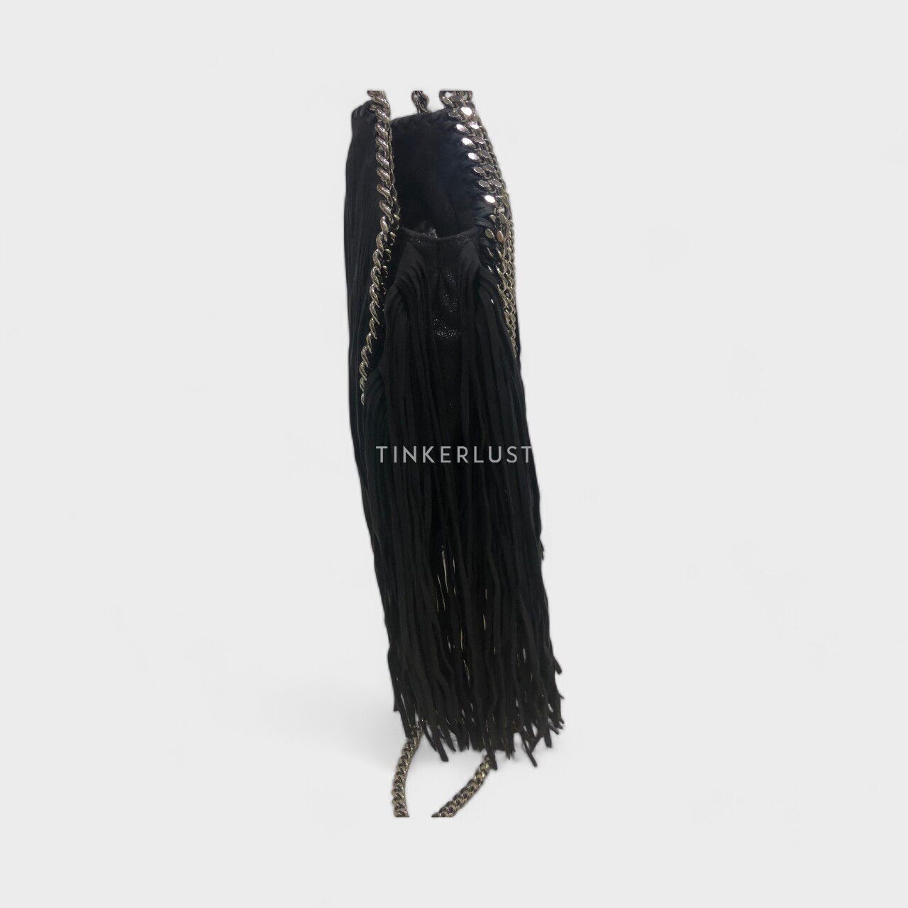 Stella McCartnery Falabella Fringe Black SHW Shoulder Bag