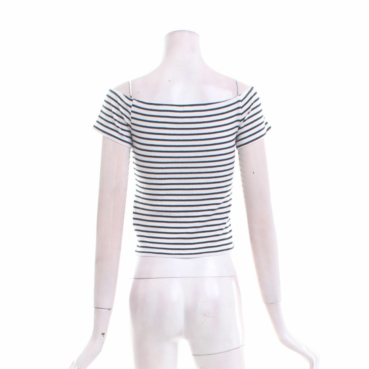 H&M Black & White Stripes Blouse