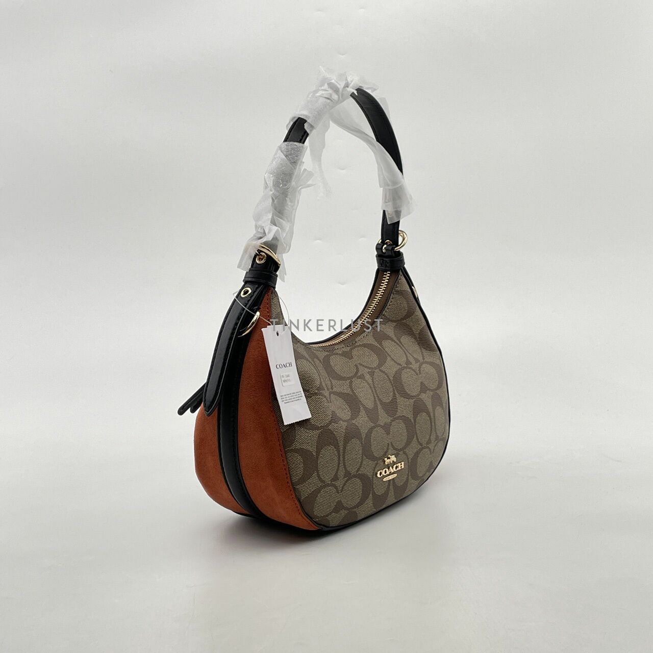 Coach C6809 Kleo Hobo In Signature Canvas Khaki Multi Shoulder