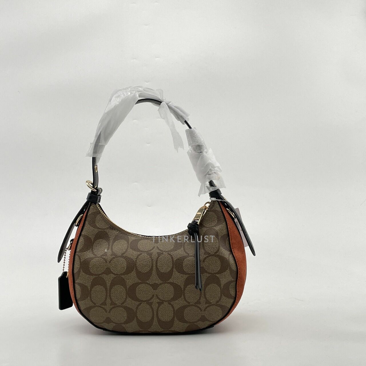 Coach C6809 Kleo Hobo In Signature Canvas Khaki Multi Shoulder