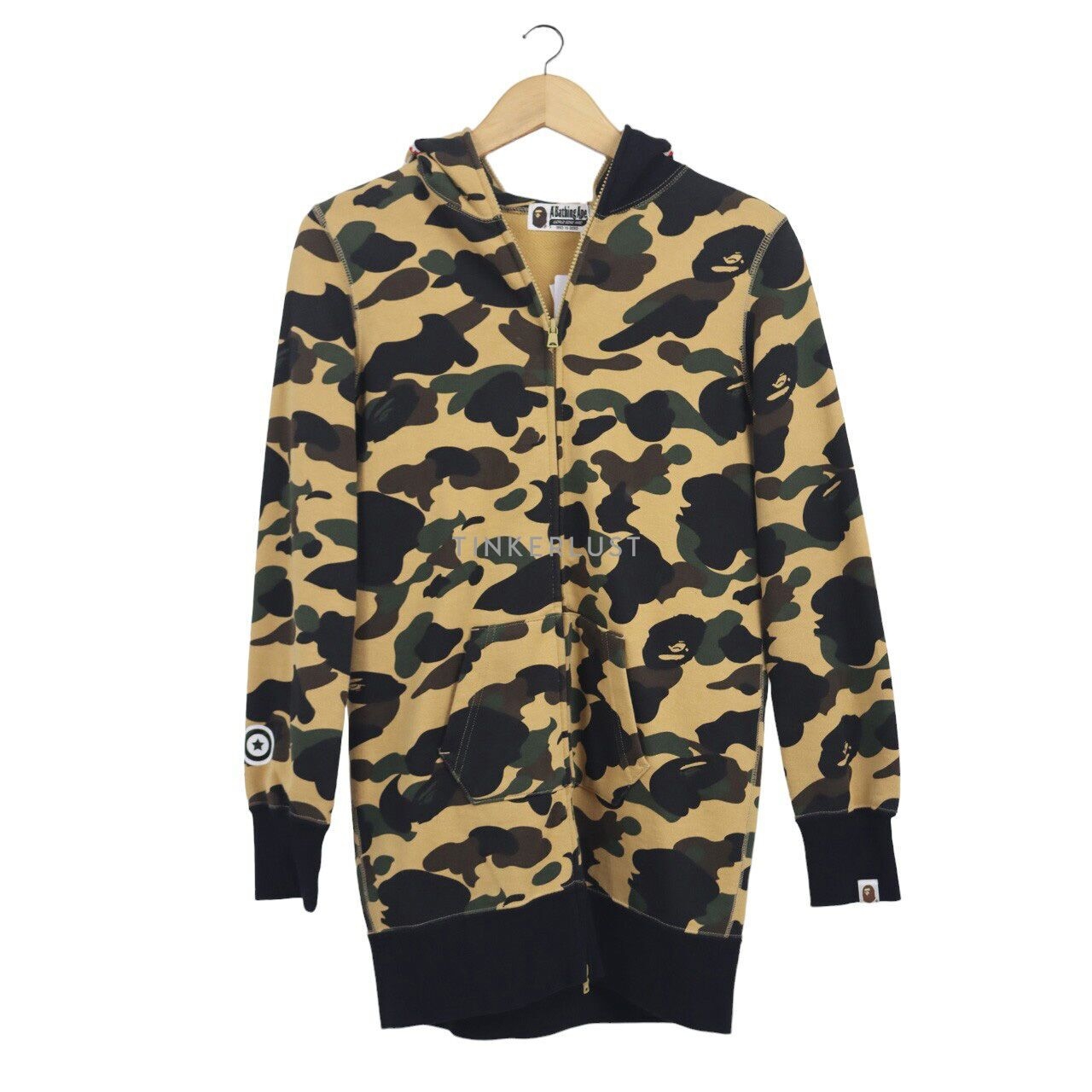 A Bathing Ape Shark Camo Yellow Multicolour Jacket