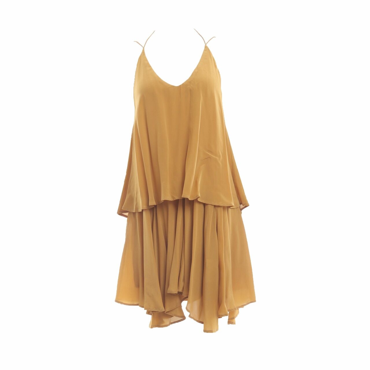 Magali Pascal Mustard Mini Dress