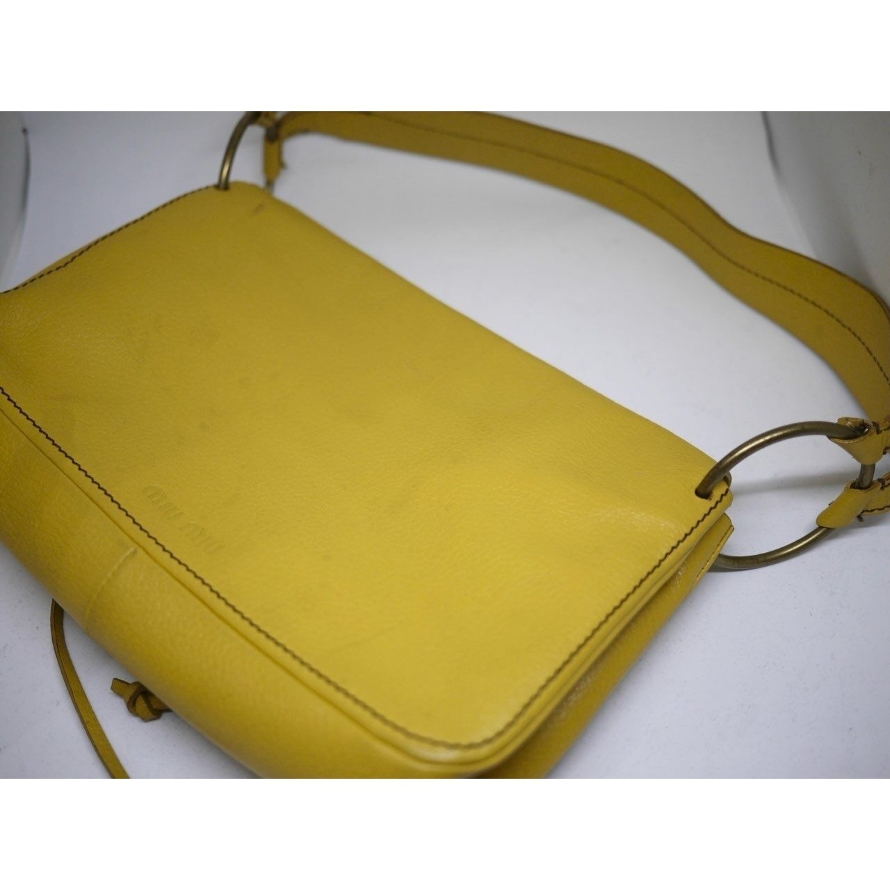 Miu Miu Yellow Shoulder Bag