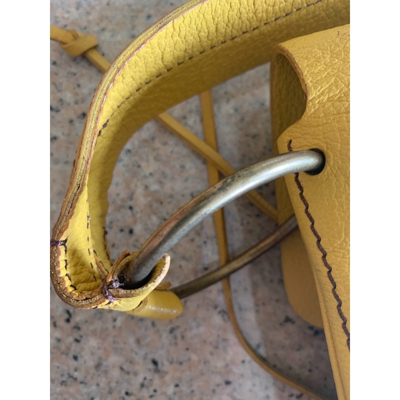 Miu Miu Yellow Shoulder Bag