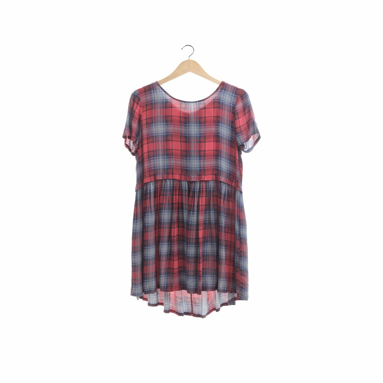 Forever 21 Red Tartan Mini Dress