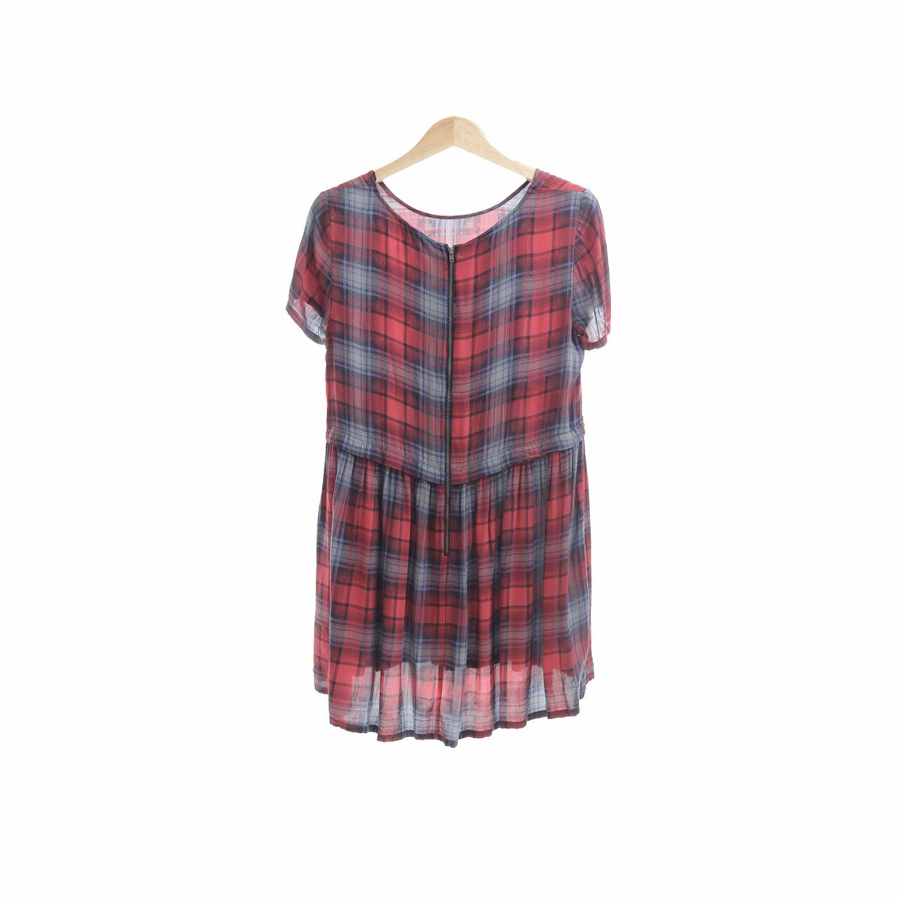 Forever 21 Red Tartan Mini Dress