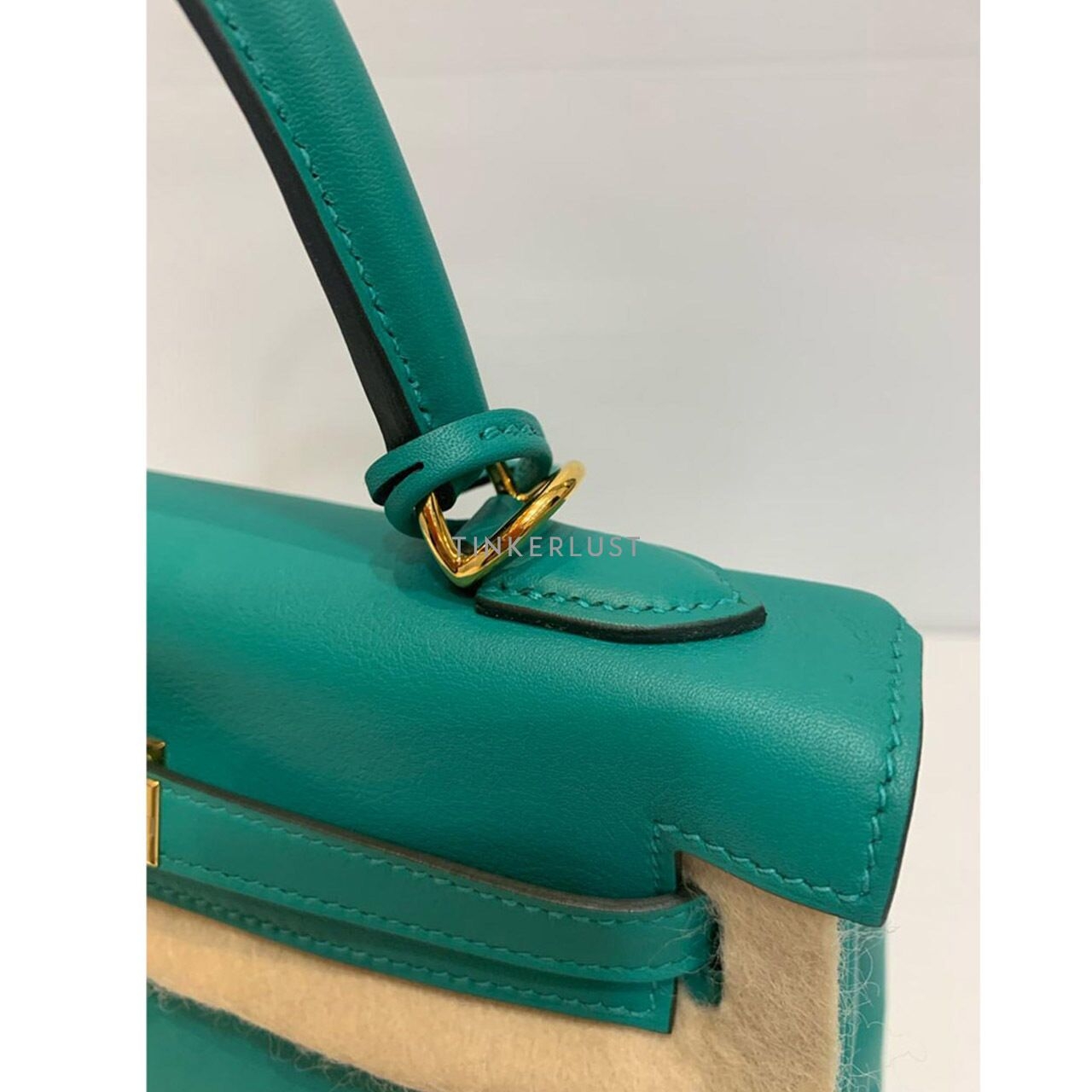 Hermes Kelly 25 II Retourne Swift Verone GHW #D 2019 Satchel