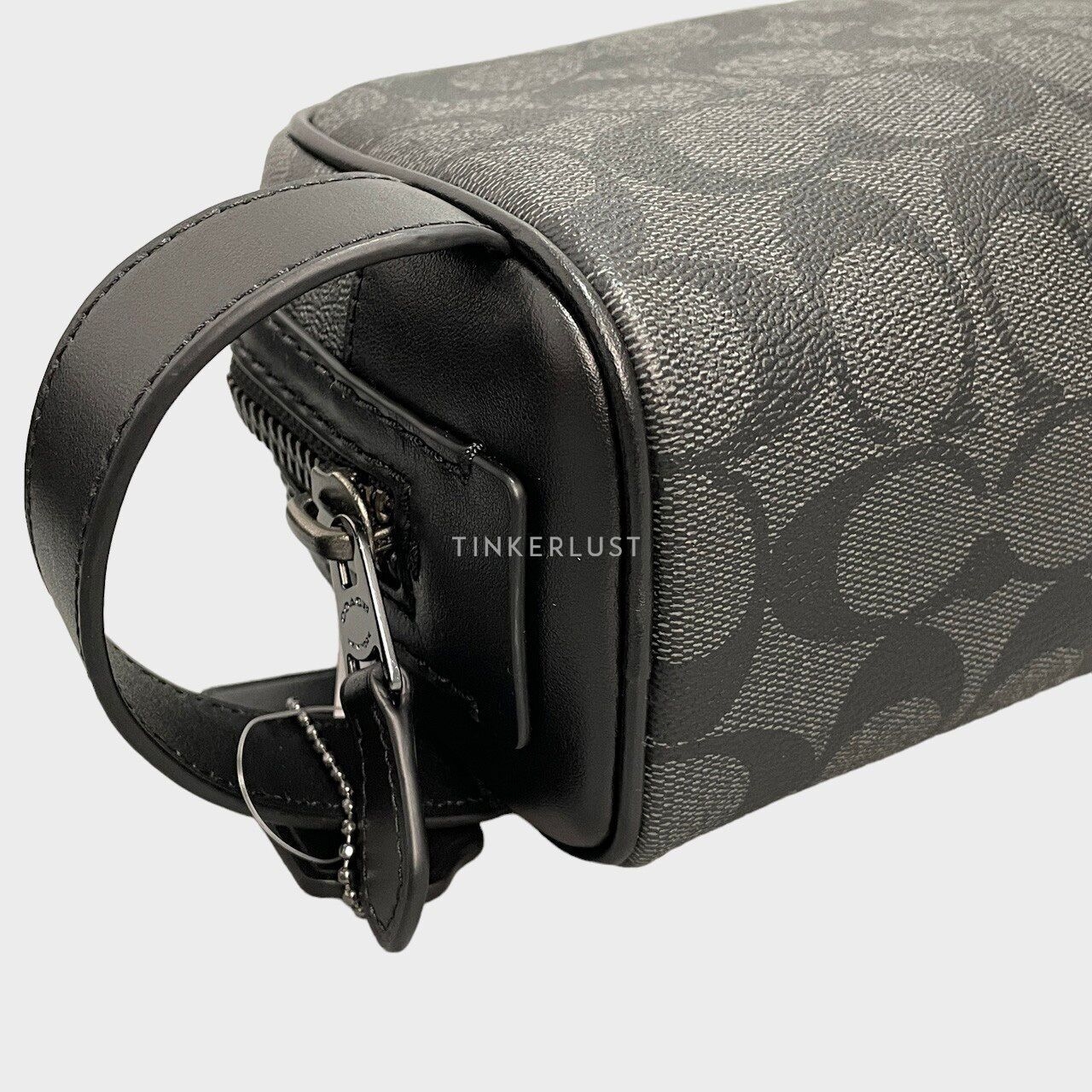 Coach 2515 Small Travel Kit Signature Charcoal Black Pouch