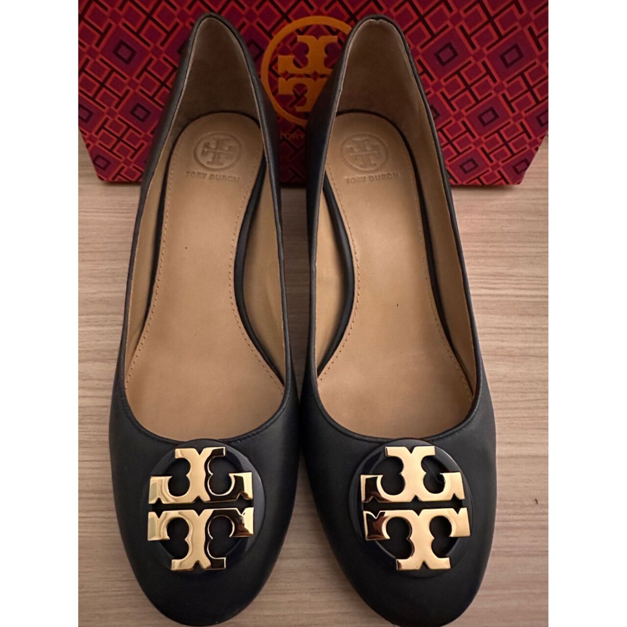 Tory Burch Janey Black Heels