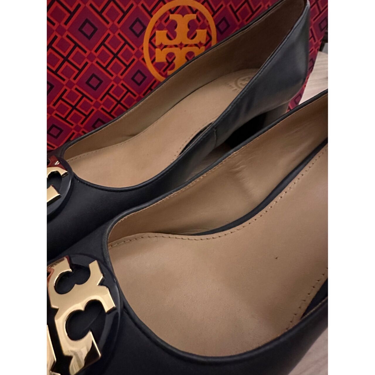 Tory Burch Janey Black Heels