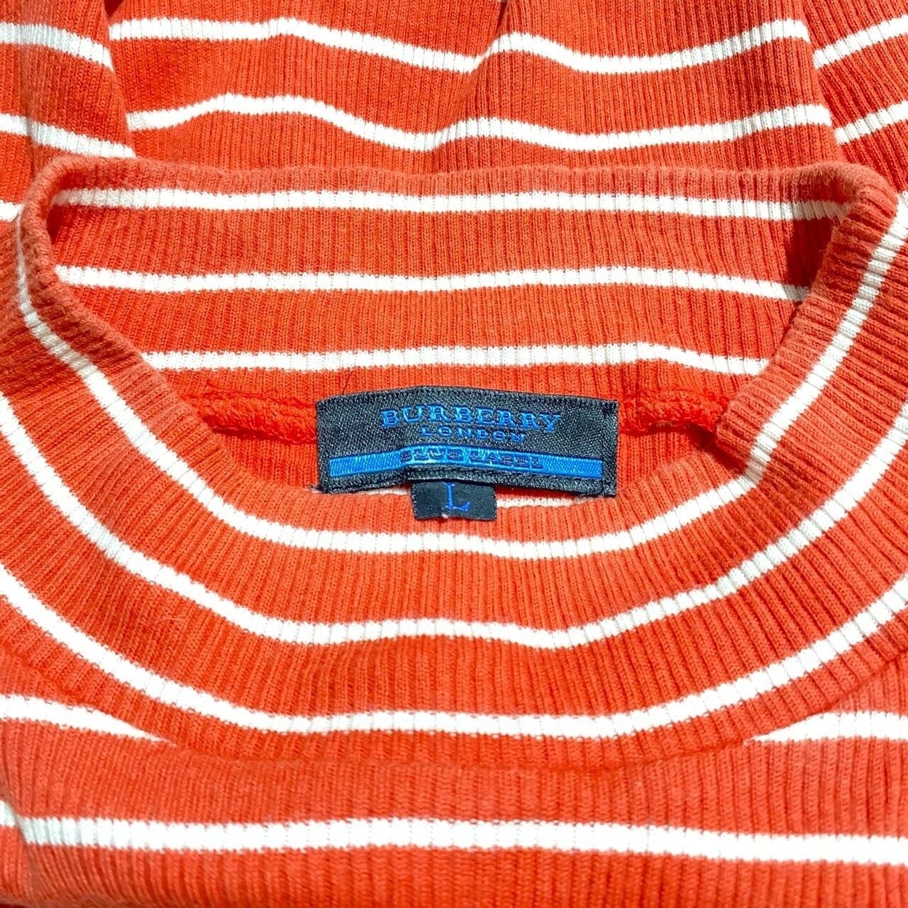 Burberry Coral Stripes Sweater