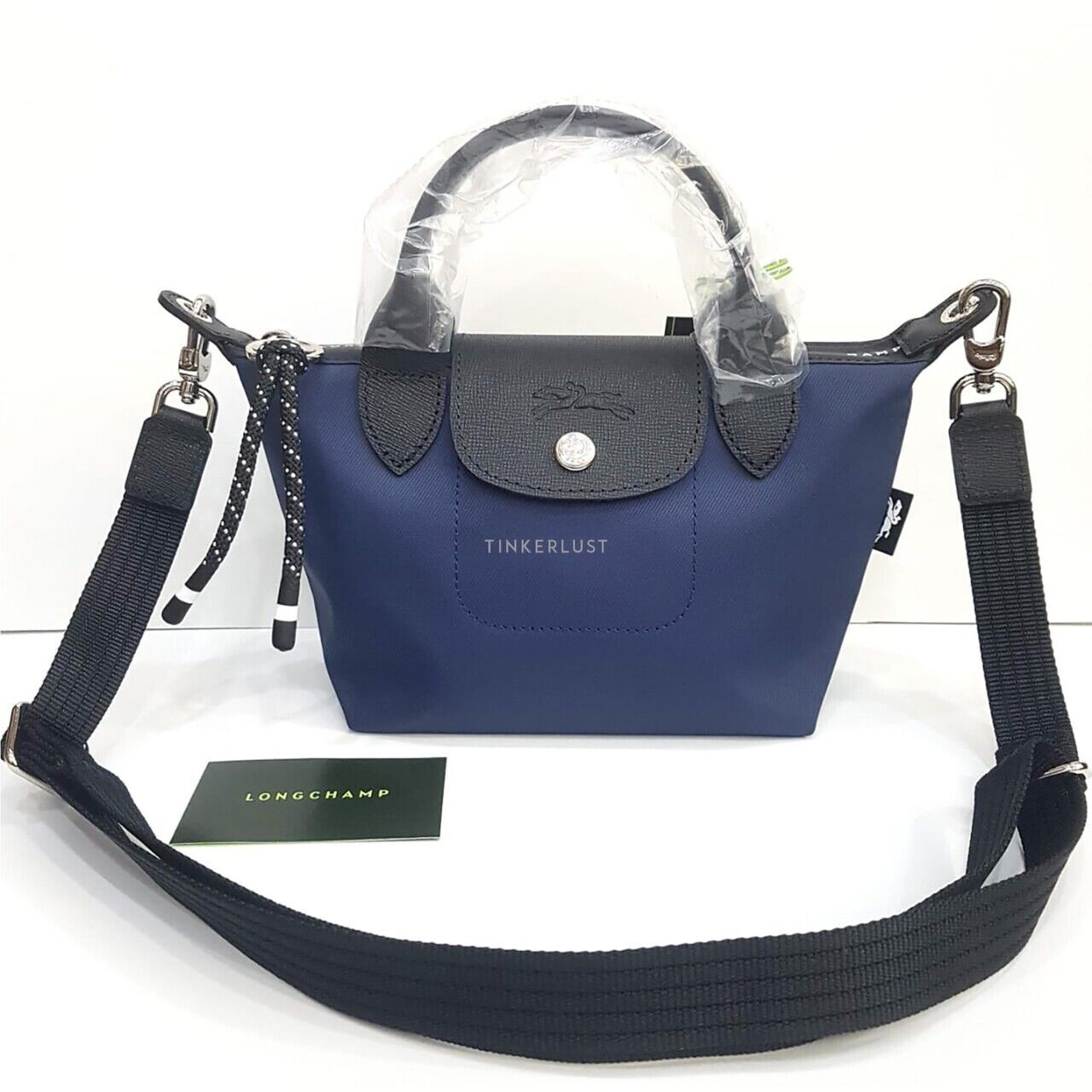 Longchamp Le Pliage Energy XS Navy Satchel bag