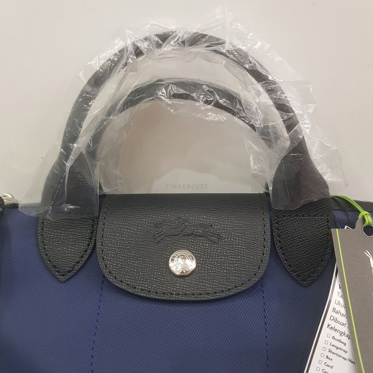 Longchamp Le Pliage Energy XS Navy Satchel bag